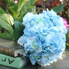 Peony and hydrangea silk flower arrangement autumn. 5 Flower Heads Hydrangea Artificial Flower Bouquet Home Party Floral Dark Blue Buy Sell Online Best Prices In Srilanka Daraz Lk