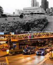 荃灣沙咀道與大河道交界 荃灣裁判法院 1972年 history pictures world cities tsuen wan