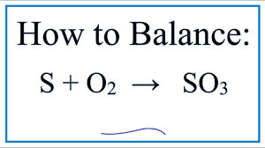 For my titration i am going to find out the sulfur dioxide levels in different brands of apricots. How To Balance S O2 So3 Breslyn Org