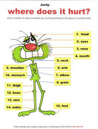 Jurdys Where Does It Hurt Chart