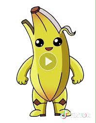 Peely Foryou Trend Featured Foryoupage Cartoon4kids Art Fortnite Cartoon Banana Cute Drawings Cute Disney Drawings