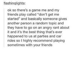Don T Get Me Started Funny Games Sleepover Fun Sleepover Ideas