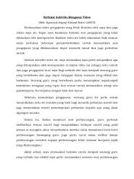 Selepas program telah dijalankan, saya lebih yakin untuk mengendalikan program. Contoh Laporan Refleksi Video Nusagates