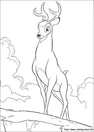 Bambi itself tells of the friendship of bambi, a deer and thumper, a rabbit who goes on a big adventure until winter. Bambi Coloring Picture