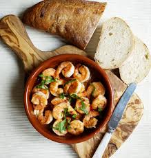 pil pil prawns with garlic and chilli