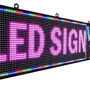 PH10mm 77"x14" Programmable LED Display Board with WiFi - Full Color  Scrolling Sign, High Brightness Advertising Screen for Business & Retail  Stores