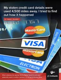 You can consolidate several credit card debts into one monthly payment using a balance transfer, which gives you more time to focus on clearing the balance without worrying about interest. My Stolen Credit Card Details Were Used 4 500 Miles Away I Tried To Find Out How It Happened Zdnet