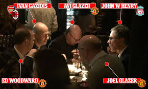 Joel glazer apologised unreservedly on behalf of the club for their involvement in the esl but must has said it has no trust in the owners. European Super League Is This The Exact Night The Idea Was Born Daily Mail Online