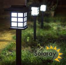 Set Of 3 Solar Oriental Path Garden Lights By Solaray 8 99 Gazebo Lighting Garden Lighting Solar Powered Lights