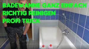 Freistehende badewanne nova acryl weiß 170x80cm. Badewanne Richtig Reinigen Ganz Einfach Profitrick Youtube
