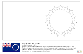 coloriage drapeau des iles cook coloriages a imprimer gratuits images