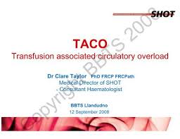 Image result for Transfusion Associated Circulatory Overload
