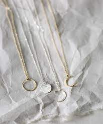 Dainty Moon Phase Necklaces Simple Crescent Waxing Or Waning Moons Necklace 14k Gold Fill Sterling Silver Ln116 Moon Phases Necklace Moon Necklace Moon Gifts
