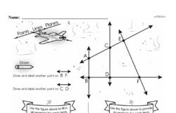 Angles, grids, area and more, we've got lots! Fourth Grade Geometry Worksheets Edhelper Com