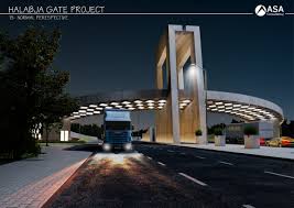 Halabja Gate Project Entrance Gates Design Condominium Entrance Main Gate Design