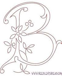 Pull the needle through and move forward in the same way until you stitch the whole letter. Amazingembroidery Net Hand Embroidery Letters Hand Embroidery Embroidery Alphabet