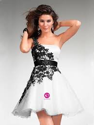 Yde Cocktail Dresses 2013 U2013 Dress Blog Edin Black And White Prom Dresses Spring Prom Dresses Satin Homecoming Dress