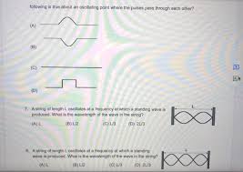 In this lesson, the physics classroom provides an surprising answer. Solved 1 In A Wave The Distance Traveled By A Wave Duri Chegg Com
