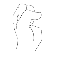 Learn how to draw cartoon fists side view pounding down : How To Draw A Fist Really Easy Drawing Tutorial