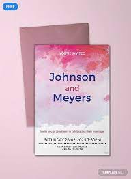 A Vibrant Invitation Template That Makes Use Of Watercolor Designs Wedding Invitation Card Design Wedding Invitation Templates Watercolor Wedding Invitations