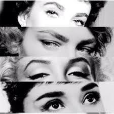 Icons Augenbrauen Augen Zeitreise