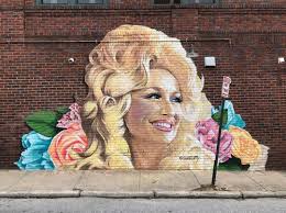 tennessee lifestyle influencer on instagram happy birthday dolly by guscutty instagramtennessee tristaradventures dollypart mural art street art art