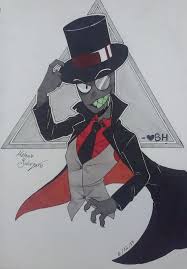 An Old Drawing I Did Of Black Hat From The Newest Mexican Cartoon Network Show Villainous I Learn To Draw Him M Cartoon Network Shows Cartoon Cartoon Movies