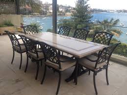 Berlin gardens resin mayhew 6 seat oval table dining set. Dining Table Set Stone Top Off 69