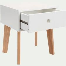Article suivant riva fauteuil en velours marsala habitat. Table De Chevet Meubles De Chambre Alinea