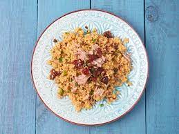 Herbed tomato couscous salad ingredients. Tuna Couscous Backpacking Meals Trail Recipes