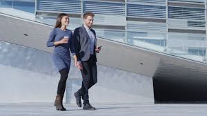 Business People Walking And Talking Business Woman And Business Man Outside Stock Footage Ad Walking Talking B Business People Business Women Business Man