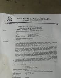 Surat kuasa pengambilan gaji suatu waktu pasti akan dibutuhkan. Kuasa Hukum Tgk Janggot Menduga Adanya Pesekongkolan Jahat Atas Surat Perpanjangan Penahanan