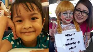 Gadis Kecil Ini Cosplay Annabelle Selama 7 Hari demi Kumpulkan Uang