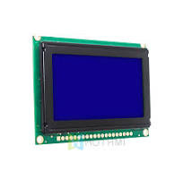 2.7 inch STN negative display blue background white text ...