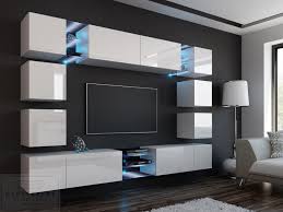 Contemporary led light fixtures are versatile and flexible as they can be used in virtually any area of residential or commercial spaces. Kaufexpert Wohnwand Edge Weiss Hochglanz Weiss Mediawand Medienwand Design Modern Led Beleuchtung Mdf Hochglanz Hangewand Hangeschrank Tv Wand