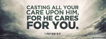 Cast all your cares upon him. 1 Peter 5 7 Nkjv Casting All Your Care Upon Him Facebook Cover Photo My Bible