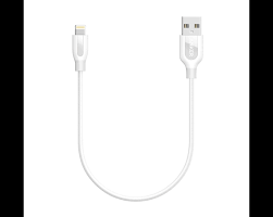 Anker Powerline Lightning Cable 1ft Durable And Fast Charging Cable Double Braided Nylon White Dji Arizona Authorized Retail Store