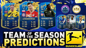 Fifa 21 squad builder an creator with prices, suggestions and more! Bundesliga Tots Prediction Fifa 21 Bundesliga Team Of The Season Predictions