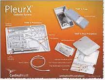It helps drain rthe fluid. Pleurx Drainage Kit W 1000ml Vacuum