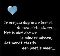 Pin Van Antoinette Konig Op Tekst Fijne Verjaardag In De Hemel Troostende Woorden Inspirerende Citaten