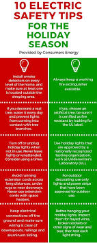 Consumers Energy Offers 10 Electric Safety Tips To Keep You And Your Family Safe During The Holiday Sea Home Safety Tips Safety Tips Fire Safety Tips