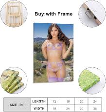 Amazon.com: LIZHENGBIN Sexy Poster Sophia Leone Porn Star Posters Nude  Boobs Poster Canvas Posters for Room Aesthetic Decorative Painting Bed Room  Art Bathroom Decorations 16x24inch(40x60cm) Frame-style: Posters & Prints