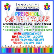 Innovative Scholar Academy Is Hosting An Open House On Saturday September 29 From 10 00am 2 00pm Their Wi With Images Kids Events Activities Activities Event