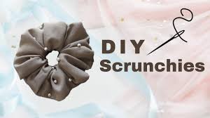 Ide membuat ikat rambut bentuk kuping kelinci dari kain perca. Cara Membuat Scrunchies Ikat Rambut Tanpa Mesin Jahit How To Make Scrunchies Youtube