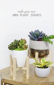 This is a tutorial video on how to make a plant stand in an easiest way. Diy Mini Plant Stands Persia Lou