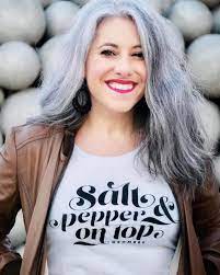 11 Gray Hair Blogs That Inspire Women To Start Their Transition Transition To Gray Hair Hair Blog Brown Ombre Hair Color