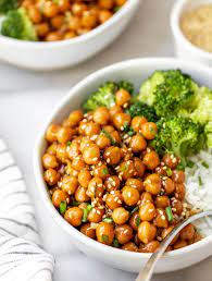 Vegan Sticky Sesame Chickpea Recipe Ready In 15 Minutes Countsofthenetherworld Com Recipe Chickpea Recipes Recipes Healthy Recipes