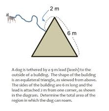 Dog On A Leash Math Questions Maths Solutions Math Geometry