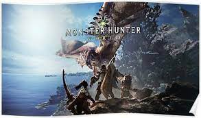Monster Hunter World Poster By Russell Gillard Monster Hunter World Monster Hunter Monster Hunter Movie