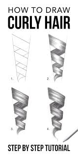 How To Draw Curly Hair With Procreate Step By Step In 2021 Curly Hair Styles Procreate Procreate Tutorial